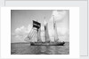 'Mary Millar' 3 masted topsail schooner, at sail off Mevagissey bound for Runcorn with a cargo of china clay by Unknown