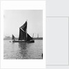 'Pimlico' (Br, 1914) spritsail barge, under sail off Greenwich by Unknown