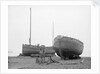 'Elisabeth II' laid up for sale on Brighton beach by unknown