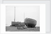 'Elisabeth II' laid up for sale on Brighton beach by unknown