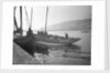 'Malgre Tout' (Fr, 1920s) moored at quayside, Newlyn, bows obscured by unknown