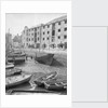Dayspring' Plymouth hooker, dried out at quayside, Plymouth by unknown