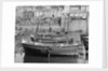 'Jane' Mevagissey lugger, dried out in Mevagissy harbour by unknown