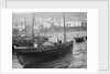 'Boy Willie', Mounts Bay mackerel driver, dried out in Mousehole harbour by unknown