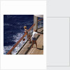 Out on deck for fresh air and a good stretch by unknown