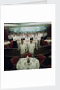 The restaurant staff on the Union-Castle cruise ship 'Windsor Castle' gather for a group photograph by Marine Photo Service