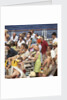 Interested passengers, young and old, enjoy on-deck entertainment aboard an unspecified cruise liner by Marine Photo Service