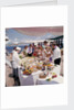 Fine weather allows passengers to enjoy a casual buffet on deck - no need to dress for dinner on this occasion! by Union Castle Line Collection