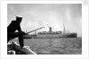 The 'Orcades' at anchor by Marine Photo Service
