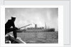 The 'Orcades' at anchor by Marine Photo Service