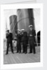 Four P & O cadets of the 'Viceroy of India' (1929) on the starboard side of the Bridge Deck with their sextants by Marine Photo Service