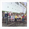 Christmas aboard the 'Empress of England' by Marine Photo Service