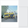 The 'Gripsholm's' crew football team by Marine Photo Service
