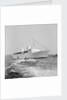 Waterskiers pass the 'Kungsholm' at Acapulco by Marine Photo Service