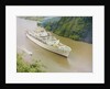 'Oriana' Passing through the Panama Canal by unknown