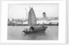 A junk in Hong Kong harbour, 1933 by Marine Photo Service