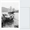 Sampans and a fishing junk, Hong Kong, 1935 by Marine Photo Service