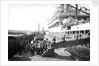 Passengers boarding the 'Orontes' at Immingham Dock, Humberside, England by Marine Photo Service