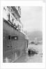Crews painting the 'Orontes' at Madeira by Marine Photo Service