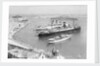 'Arandora Star' and the Donaldson Liner 'Letitia' in Grand Harbour, Valletta, Malta by Marine Photo Service