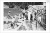 Passengers embarking into local boats from the landing stage, St Helena by Marine Photo Service