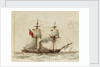 Paddle steamer (crop of PAD9623) by Anonymous