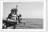 The crew take soundings on the homeward voyage from Bahrain by Alan Villiers