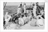 Maintaining the sail on board the 'Triumph of Righteousness' by Alan Villiers