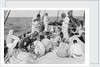 Maintaining the sail on board the 'Triumph of Righteousness' by Alan Villiers