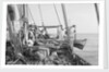 'Triumph of Righteousness' bound for Bahrain with her cargo of mangrove poles by Alan Villiers