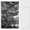 The simple but effective scaffolding of a boom under construction by Alan Villiers