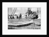 Rigging the bulwarks, Zanzibar by Alan Villiers