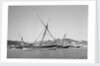 Indian dhows lying at anchor at Mutrah by Alan Villiers