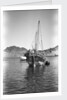 A small Yemeni sambuk lies at anchor, Ma'alla by Alan Villiers