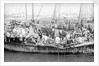 An overcrowded boom from Batina by Alan Villiers