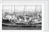 An overcrowded boom from Batina by Alan Villiers