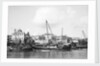 Booms anchored along the waterfront at Mombasa, Kenya by Alan Villiers