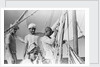 Captain and crew of the 'Sheikh Mansur' by Alan Villiers
