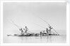Imported ship-building timbers were poled from dhow to boatyard by Alan Villiers