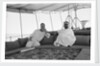 Sheikh Ahmad bin Jabir al-Sabah, Ruler of Kuwait, seated with the British Political Agent, Major A. C. Galloway by Alan Villiers