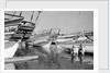 The foreshore at Jizan, crowded with small coastal vessels by Alan Villiers