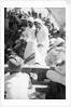 Nejdi and the mate, Hamed bin Salim, check passengers from Hadramuaut crowded on board the 'Triumph' by Alan Villiers
