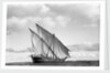 A lightly laden boom sailing towards Rufiji by Alan Villiers