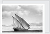 A lightly laden boom sailing towards Rufiji by Alan Villiers