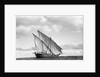 A lightly laden boom sailing towards Rufiji by Alan Villiers