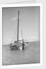 Typical Lamu dhow at anchor by Alan Villiers