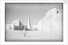 Street and mosque in Shihr, on the Hadhramaut coast by Alan Villiers