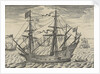 'Golden Lion' commanded by Henry Seymour by Claes Jansz Visscher the Younger