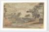 View up a river with wooded banks by Gabriel Bray