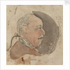 Profile of a middle-aged man with a pigtail by Gabriel Bray